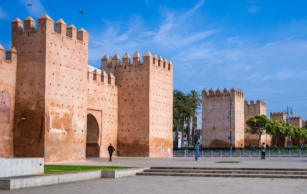 Old city walls of Rabat