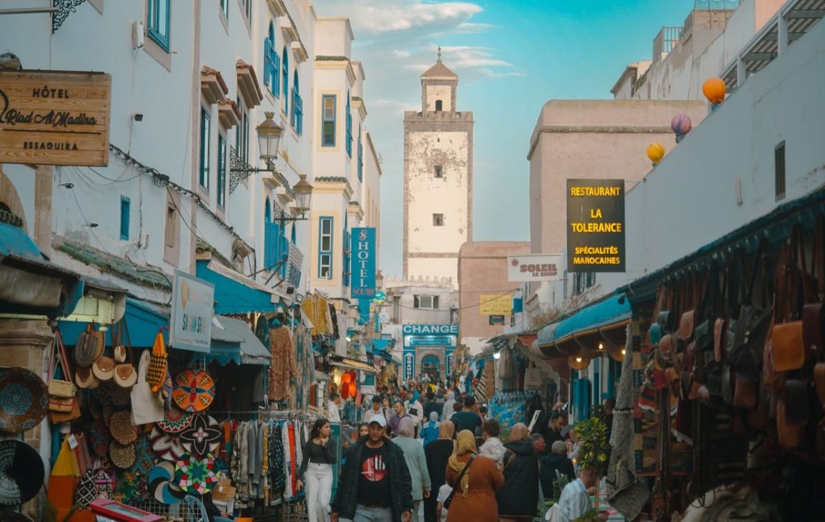 Street market in the medina of Essaouira
